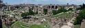 (64) View over the forum from the Palatine hill